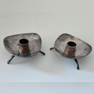 Trépied elegant Cohr Atlas Plaqué Argent. Elegant Porte Bougie